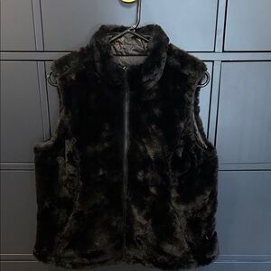 Faux Fur Reversible Vest